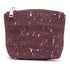 Brown Speckled Cork Zipper Coin Purse